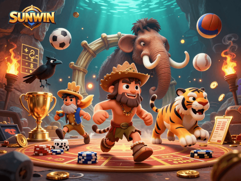 SUNWIN offers an exciting prehistoric casino adventure featuring unique characters and action.