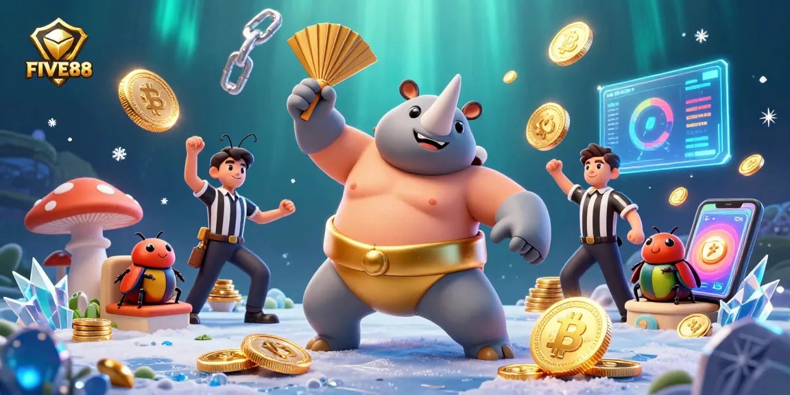 Engage with thrilling gaming at FIVE88 featuring dynamic champions and shimmering coins.