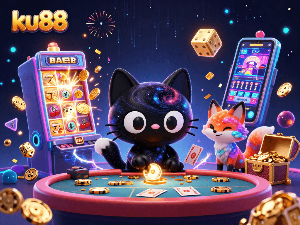 Experience thrilling casino action with ku88 featuring cosmic characters and vibrant game elements.