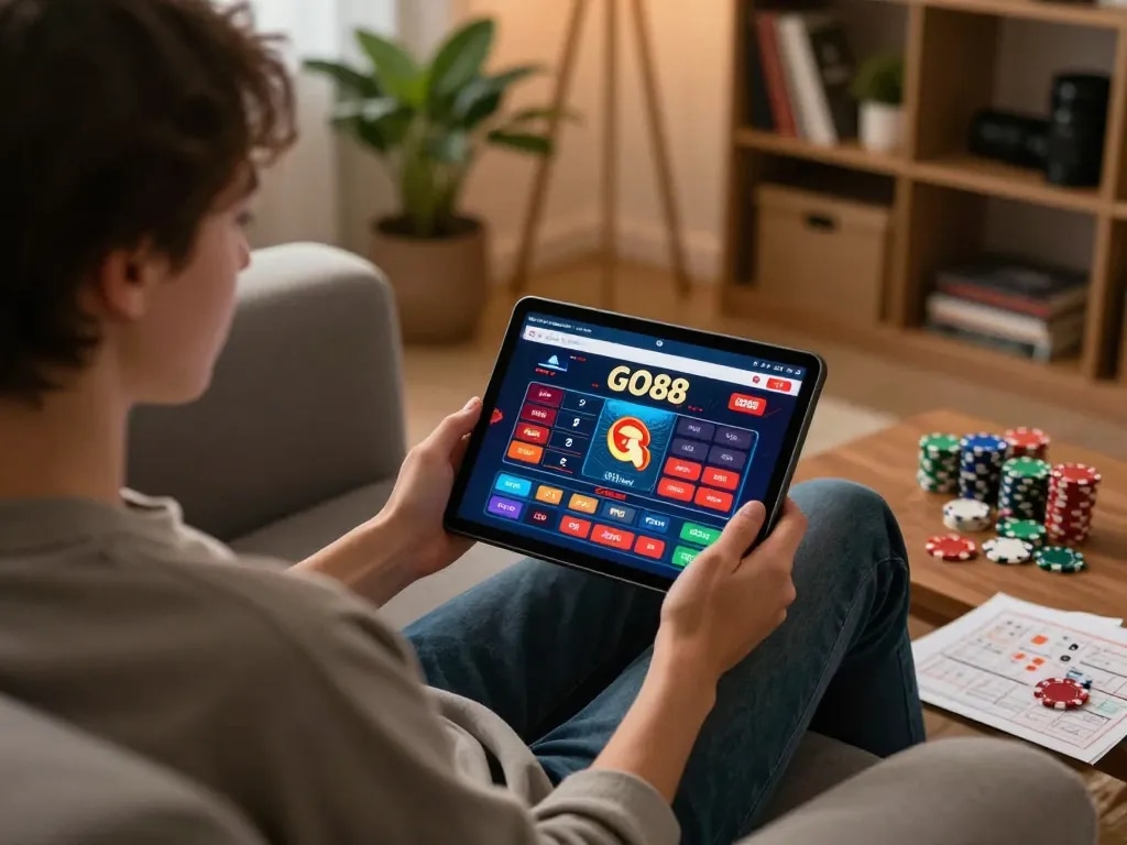 TẢI GO88 and enjoy seamless online gaming experience on your tablet with a cozy setup.