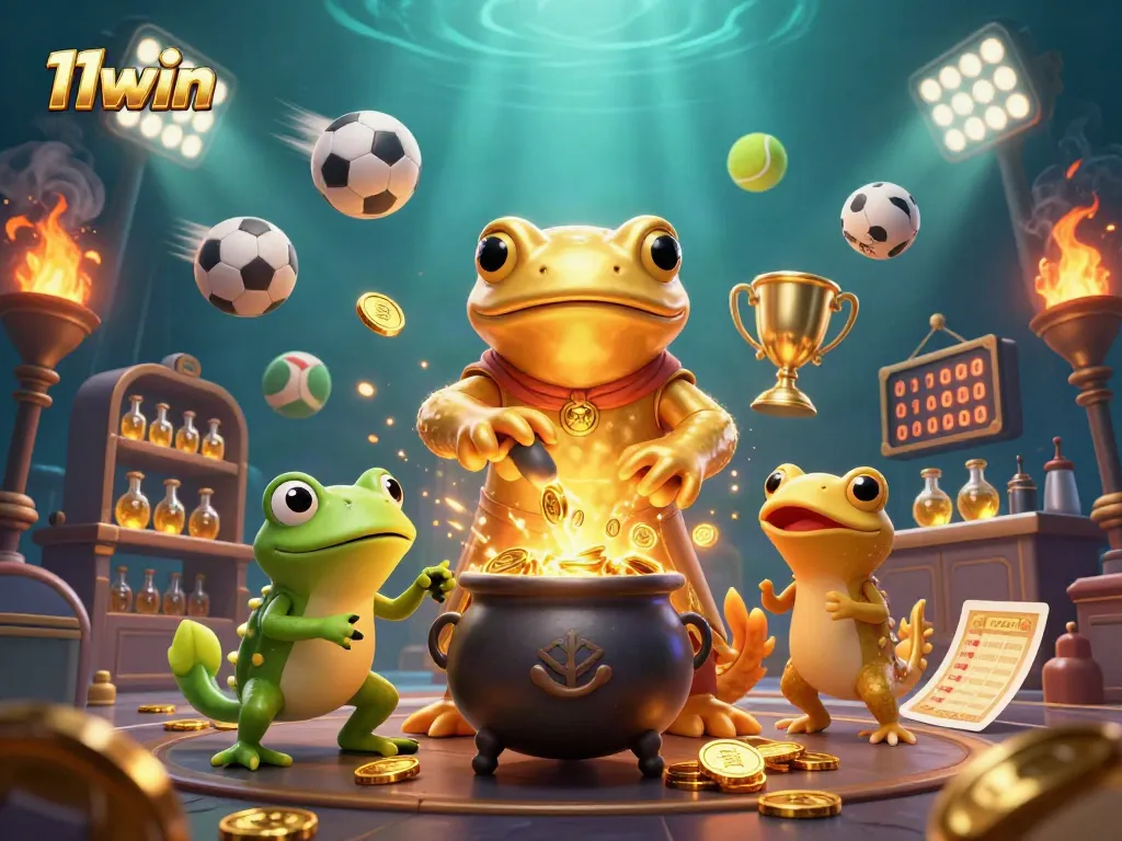 Experience the thrill of winning at 11win with dynamic sports betting elements and golden rewards.