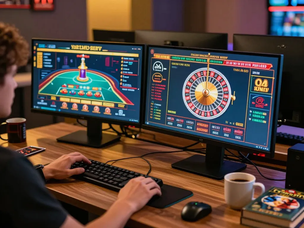 Engaging gameplay scene showcasing 1gom online casino interface with live dealer roulette.