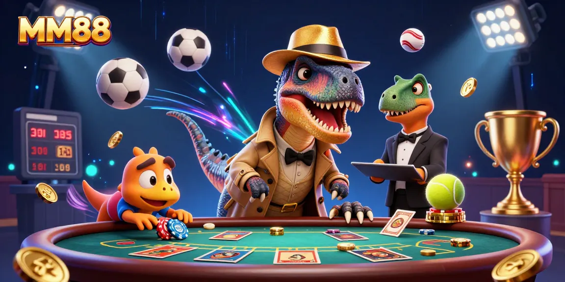 Join the MM88 action at blackjack with our quirky characters and vibrant gaming elements!