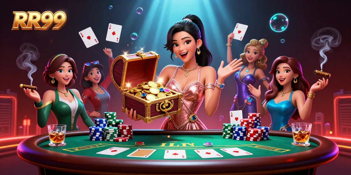 Play exciting poker at RR99 with fabulous casino treasures and vibrant game elements.