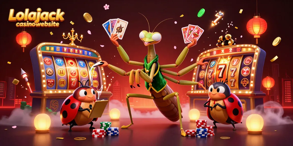 Experience thrilling wins at Lolajack casinowebsite with vibrant gaming elements and dynamic characters.