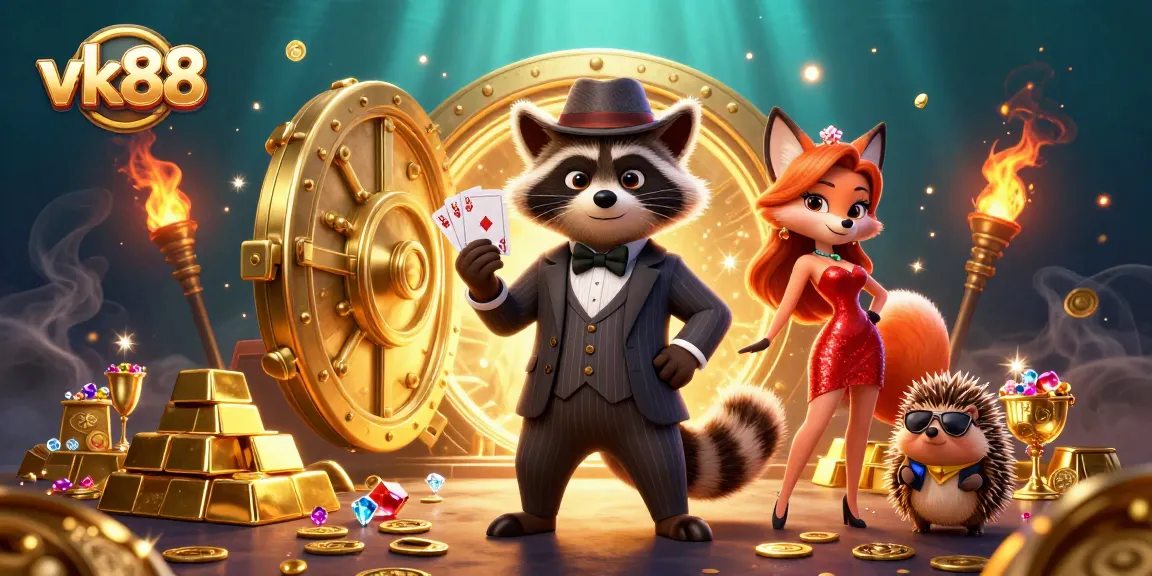 Experience exciting gameplay at vk88 with charming characters set amidst a wealth of treasures.