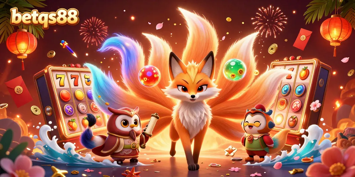 Experience the vibrant slots environment with betqs88 featuring dynamic characters and thrilling gaming elements.