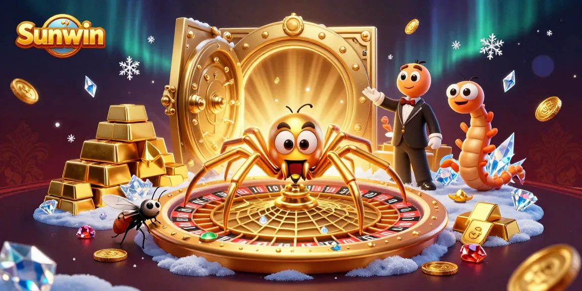 Sunwin players enjoying betting at a vibrant online casino environment with detailed elements.