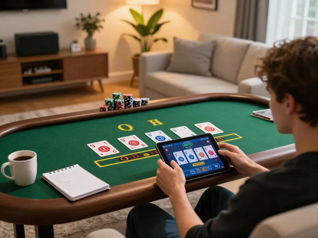 Enjoying live dealer gaming on a tablet with Link nhà cái Dabet for exciting gameplay at home