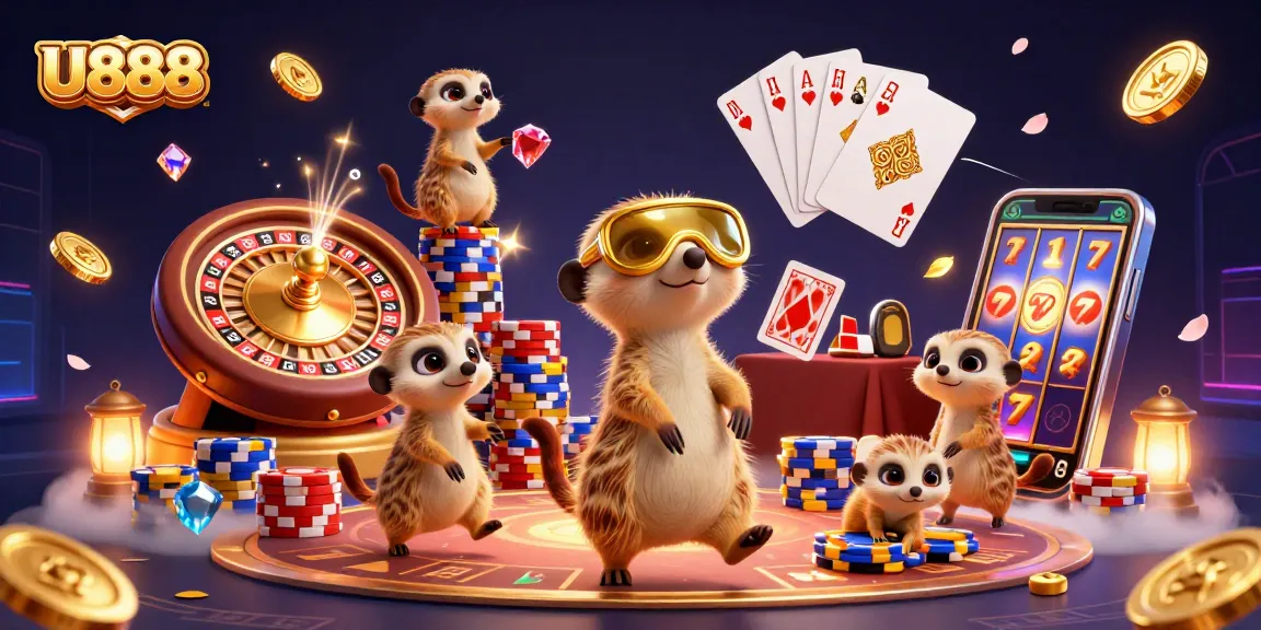 U888 meerkats operate a vibrant casino, ensuring fun with 3D games and glittering prizes.