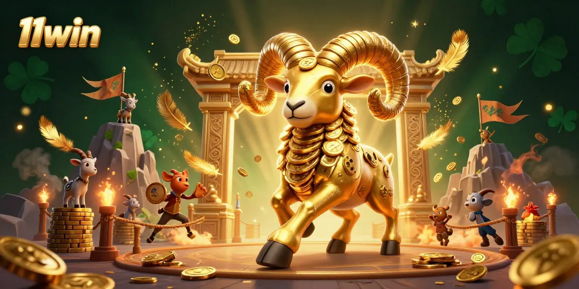 Experience thrilling action with 11win in a vibrant casino showdown featuring dynamic gold elements.