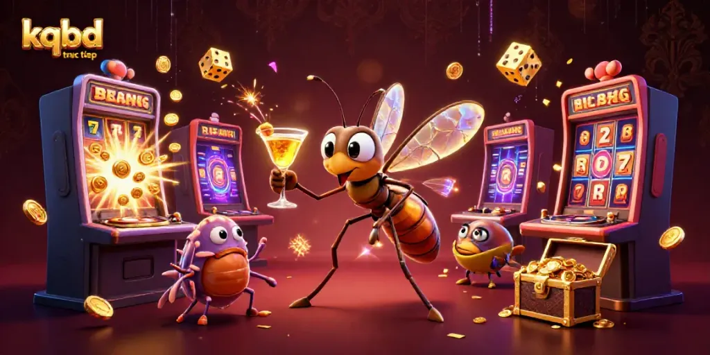 Experience live results with kqbd truc tiep showcasing a vibrant casino scene