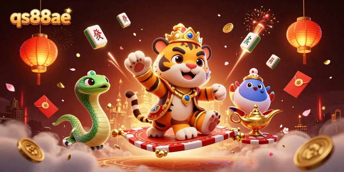 Experience thrilling gameplay at qs88ae with the enchanting tiger sultan and mesmerizing casino elements.