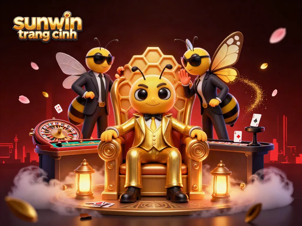 Experience the excitement of sunwin trang chính live casino gaming with a colorful 3D scene.