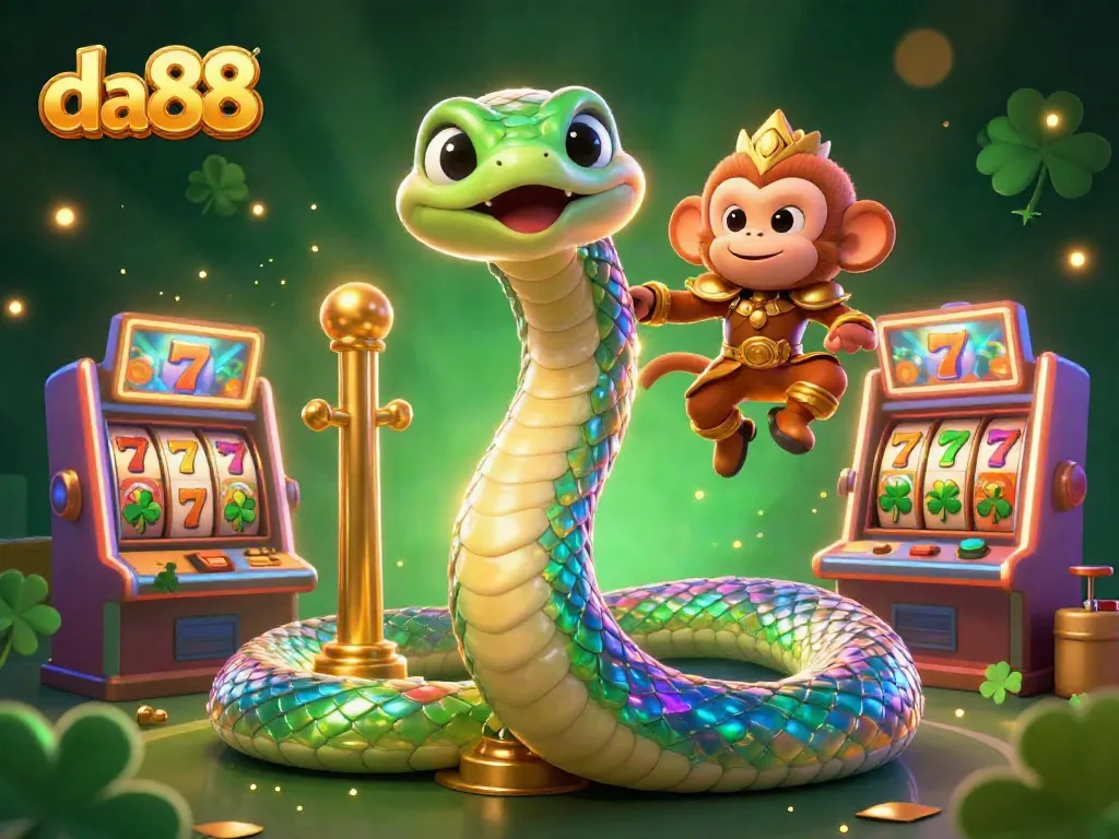 Spin the da88 slots with vibrant luck and winning energy in a magical casino scene.