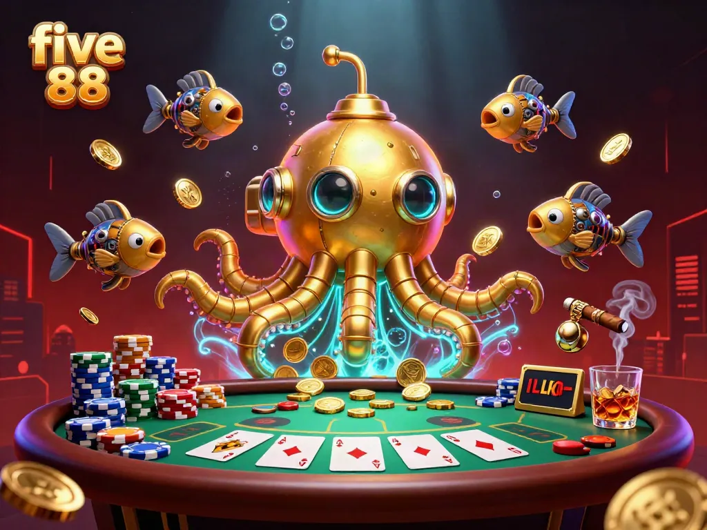 Engage in thrilling gameplay at five 88 with vibrant poker action and captivating gaming elements.