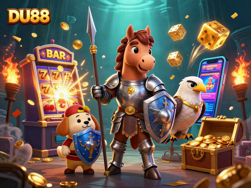 Join DU88 for a chance to win with exciting slots and striking visuals in a vibrant online casino.