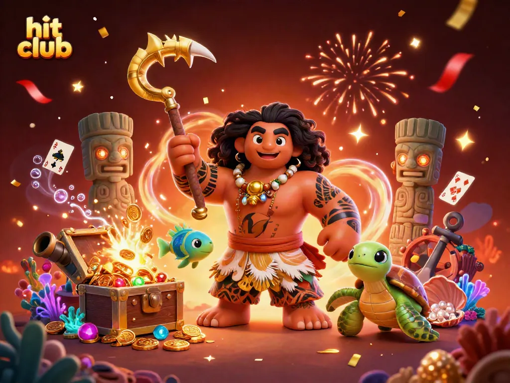 Experience thrilling action at hit club with a demigod hawk and underwater treasures