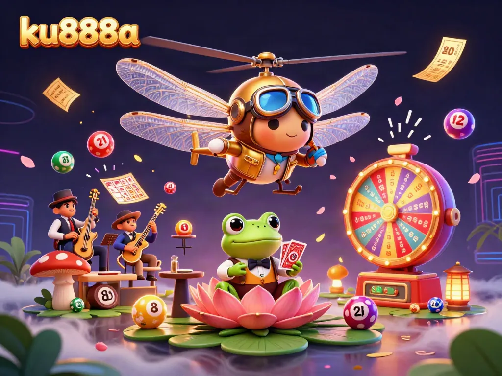 ku888a players experience thrilling action at a vibrant lily pad casino with dynamic lottery fun
