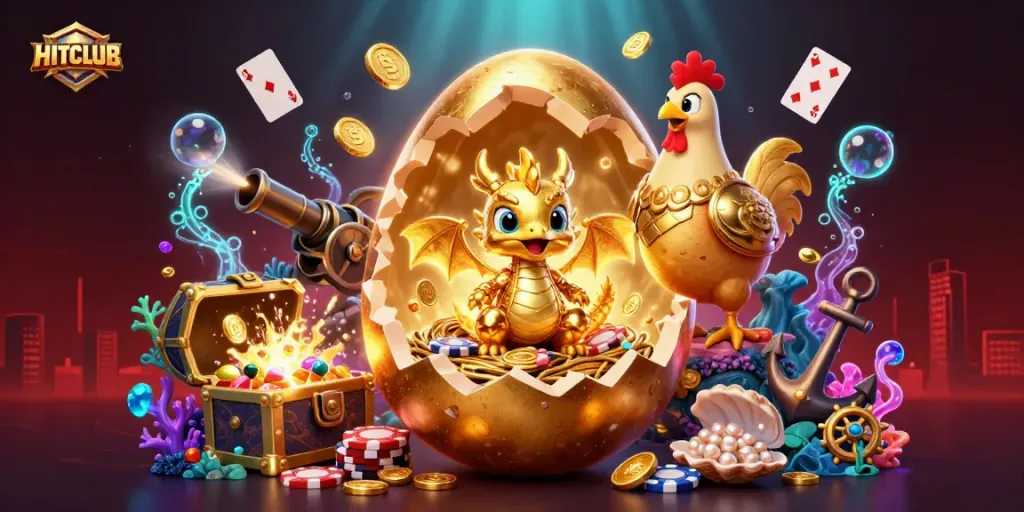 Bet on winning strategies with HITCLUB's thrilling gaming gold dragon scene.