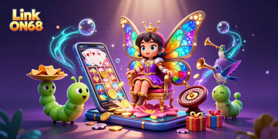 Experience the thrill of gaming at Link ON68 with vibrant 3D characters and betting excitement.