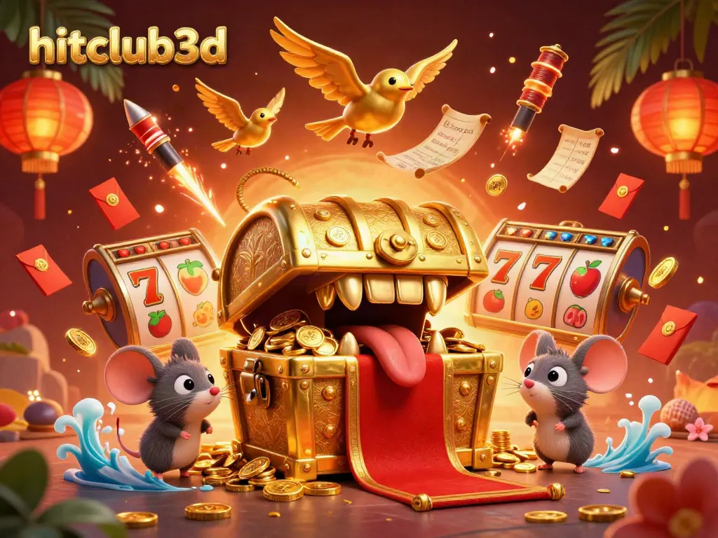 Join the adventure at hitclub3d as adventurer mice discover treasures in a vibrant casino world.