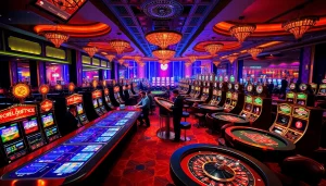Engage with exciting gaming experiences at https://fabet3.com/ showcasing vibrant casino tables with players enjoying top-tier games.