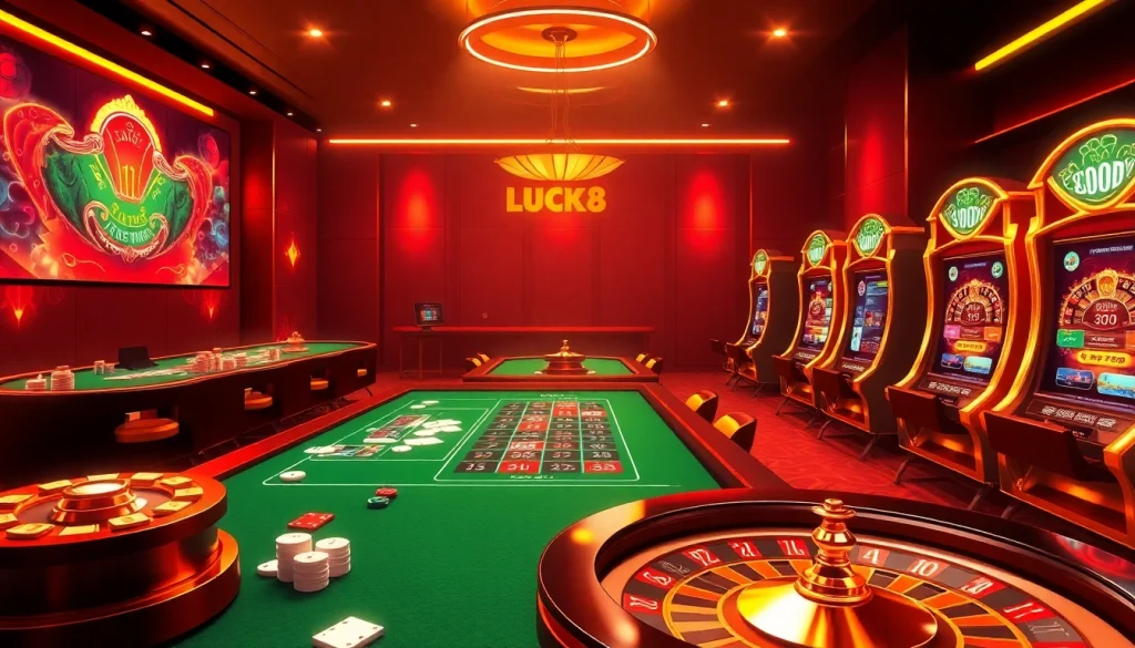 Experience the excitement of TRANG CHỦ LUCK8 with engaging casino elements and digital interfaces.