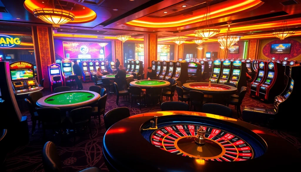 Engage with hidden wiki 1 at a lively casino featuring poker chips and roulette wheels flashing excitement.