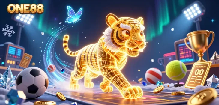 Experience thrilling betting at ONE88 with vibrant casino visuals and sports energy.