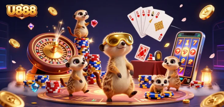 U888 meerkats operate a vibrant casino, ensuring fun with 3D games and glittering prizes.