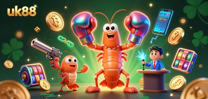 Experience exciting wins at uk88 with vibrant 3D characters and jackpot-themed elements.
